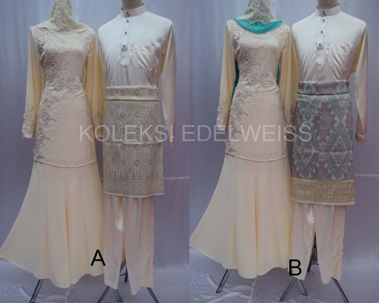 KOLEKSI EDELWEISS Baju Kurung Moden Baju Pengantin Tunang 