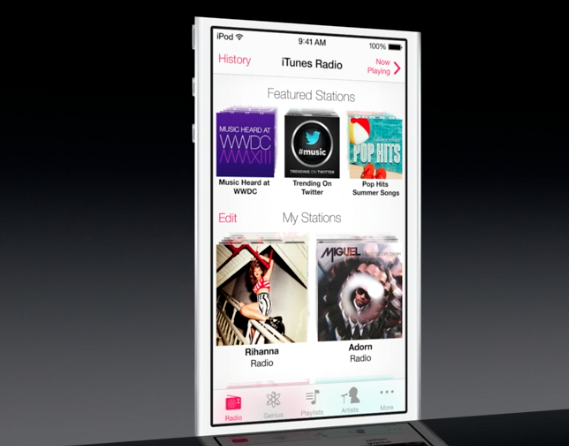 Apple presenta iTunes Radio en  la Conferencia Mundial de Desarrolladores anual de Apple (WWDC)