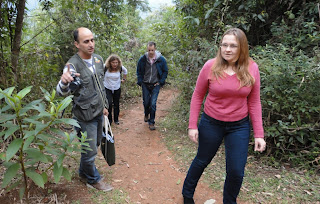 Subsecretário Municipal André de Mello com a Gerente do Departamento de Áreas Protegidas do Ministério do Meio Ambiente, Giovanna Palazzi