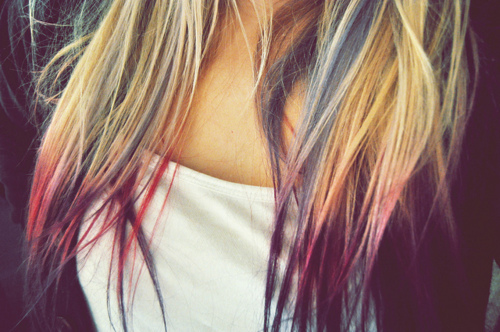 cheechow: Dip Dye Hair #1  width=