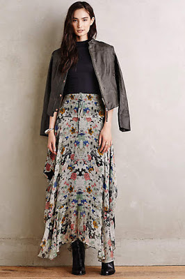 bohemian skirts and dresses from women's bohemian style fashion favorite Anthropologie