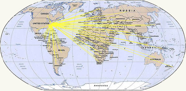 world map with countries names. world map with countries