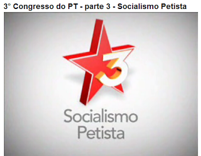 Mensagem subliminar do Socialismo Petista, usando o número 3)