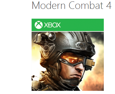  Descarga Modern Combat 4: para su smartphone con Windows 8