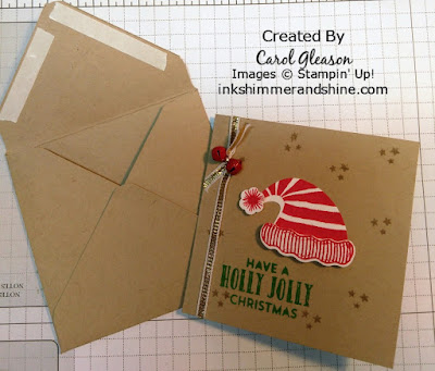 Photo of Holly Jolly Gift Card & Envelope