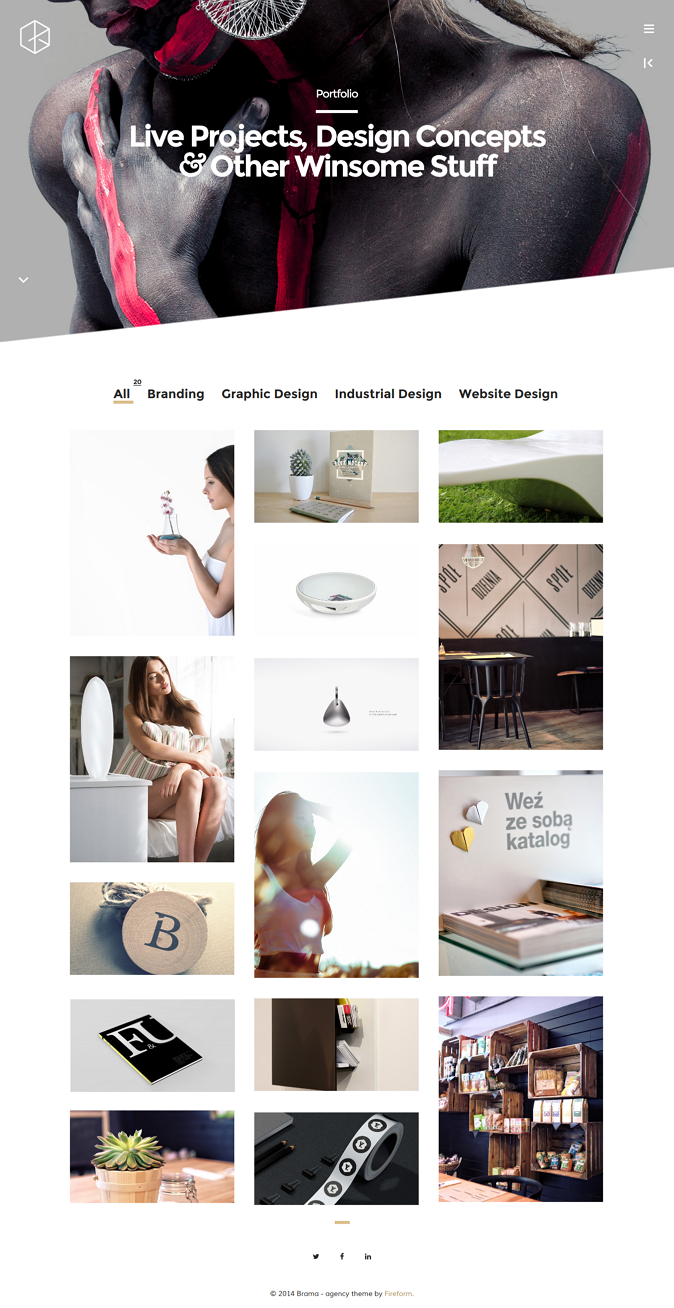 Brama Premium Agency WordPress Theme