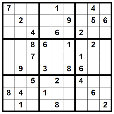 Kids Sudoku Printable on Print Sudoku   Medium