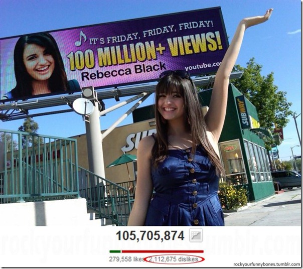 100 milhões de visualizações e não de fãs