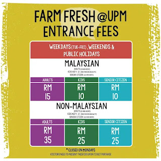 Harga tiket masuk Ladang Farm Fresh UPM