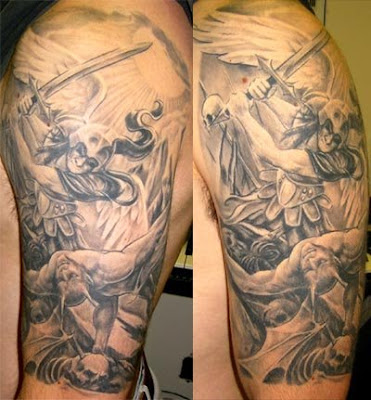 archangel michael tattoo