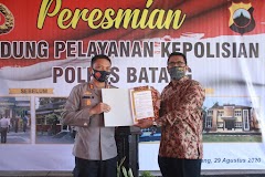 Kapolres Batang Resmikan Gedung Baru SPKT 
