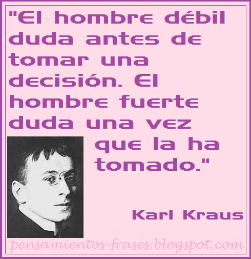 frases de Karl Kraus