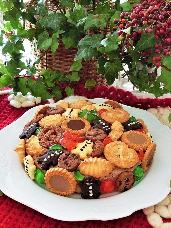 Bon Bon Art Cooking 簡単かわいいクリスマスケーキレシピ タルト風チョコレートケーキ