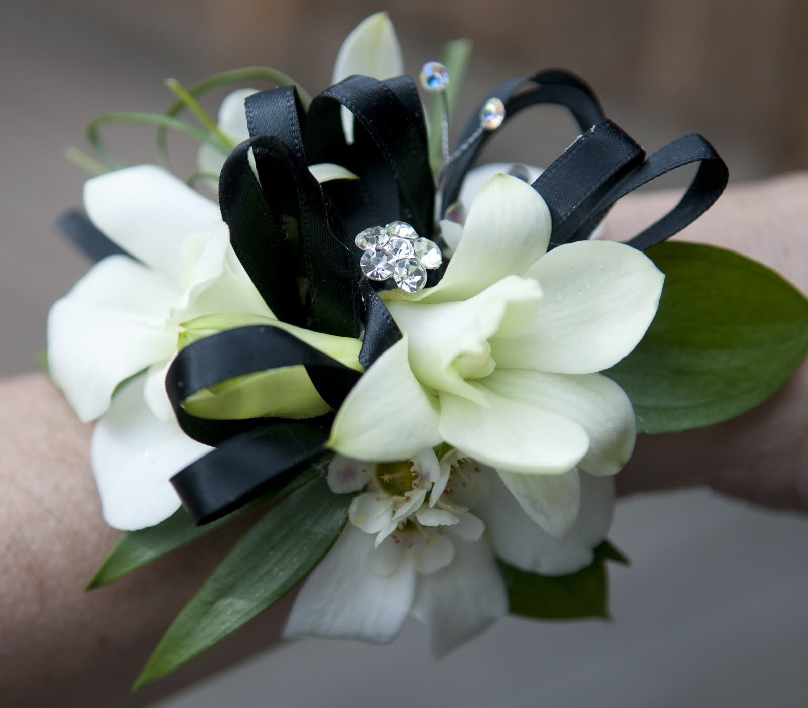 White Orchid Corsage