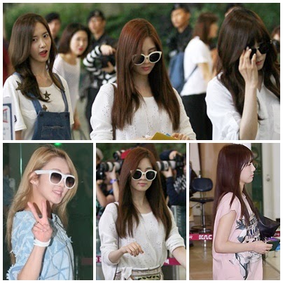 snsd airport pics