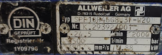 Allweiler SPF10R46G8.3F-W20 Pump