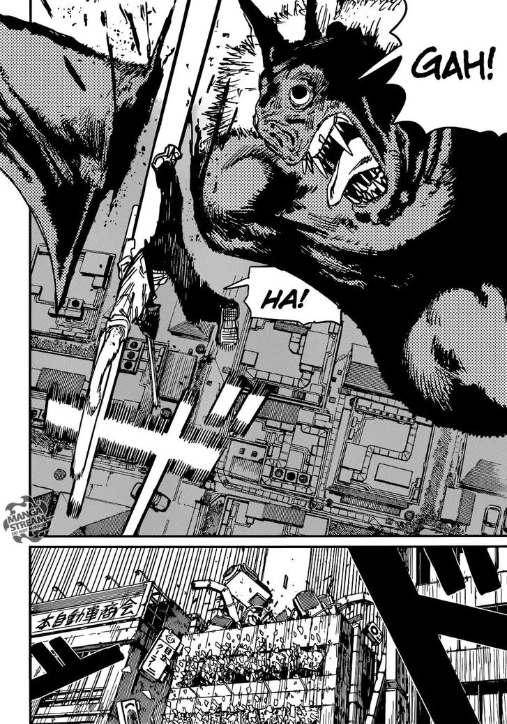 read chainsaw man manga chapter 8 Chainsaw vs Bat online in high quality