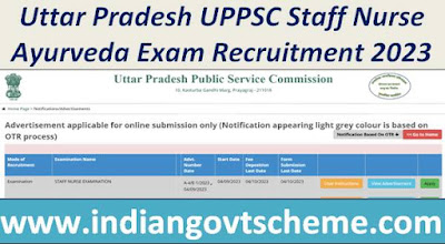 uttar_pradesh_uppsc_staff_nurse_ayurveda_exam_recruitment_2023