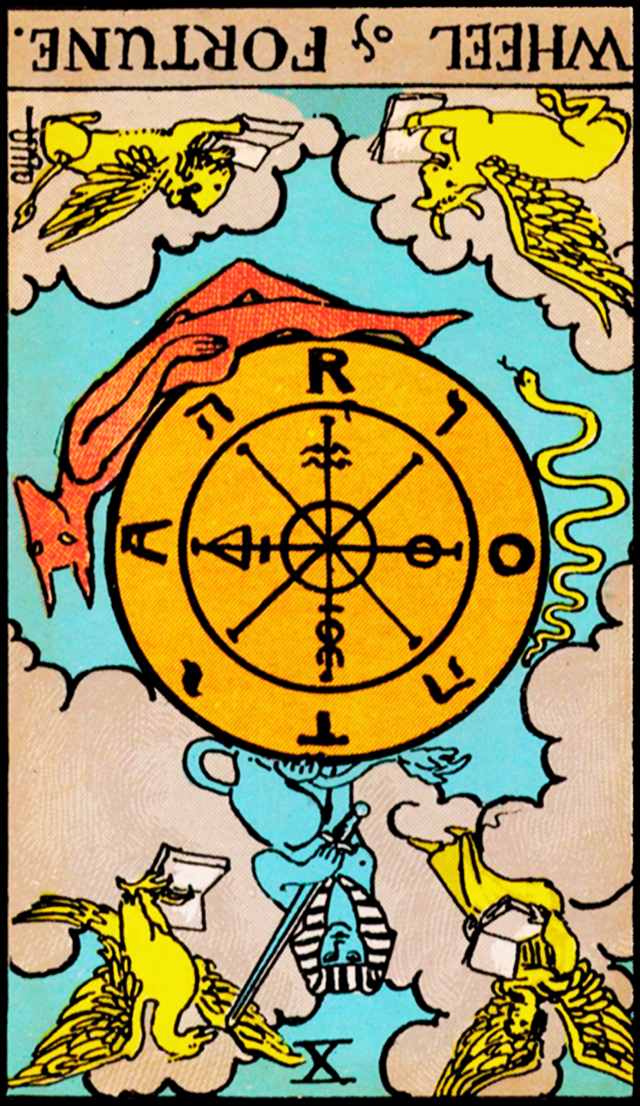 The Reversed Wheel of Fortune Tarot Card Meanings