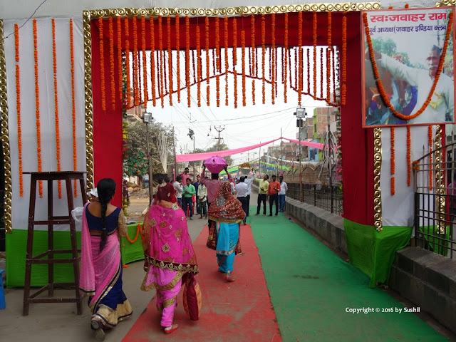 Ambedkar Chowk Gate during Chhath Puja - Dehri On Sone, Bihar