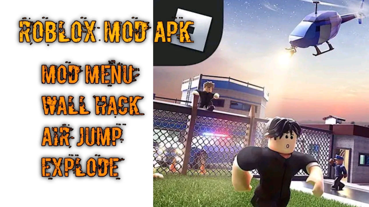Roblox Mod Apk New Version Mod Menu Wall Hack Air Jump Explode Android Speed - roblox hack speed jump