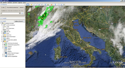 previsioni meteo-google earth