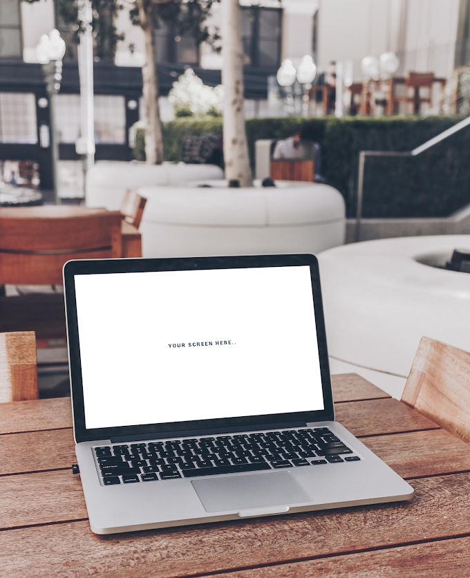 MacBook on Table