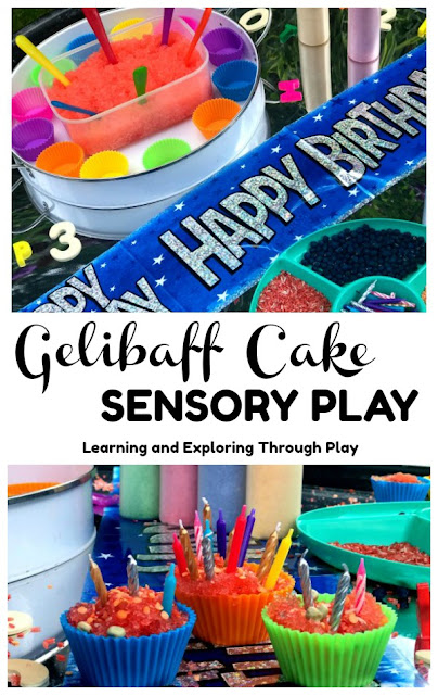 Gelibaff Cake Sensory Play