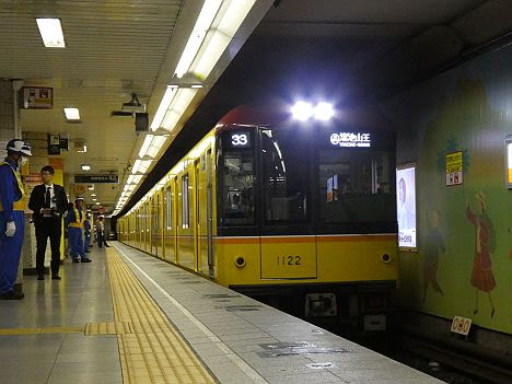 【3分おきの頻繁運行！】銀座線　溜池山王行き1　1000系(渋谷駅改良工事に伴う運行)