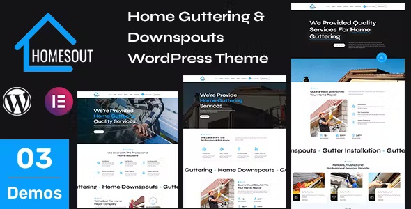 Best Home Guttering & Downspouts WordPress Theme