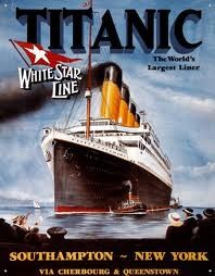 Vintage poster Titanic