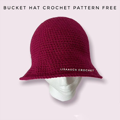 Basic Bucket hat crochet pattern free