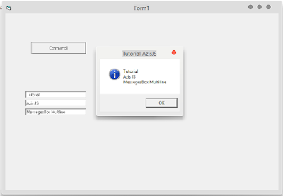 Tutorial AzisJS | Cara buat MessegesBox Multiline di VB6
