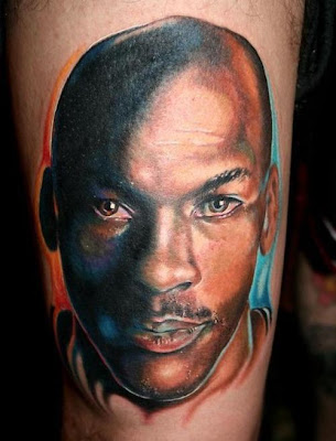 I've seen alot of Jordan tattoos over the years, but this one really caught