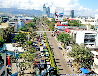 cebu city osmeña street top view photo 2011