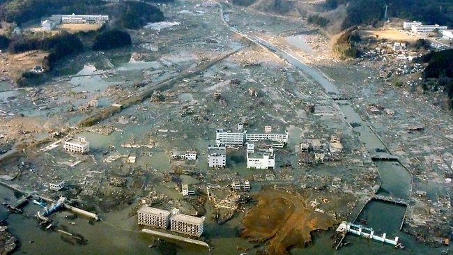 japan tsunami. after Tsunami hit Japan,