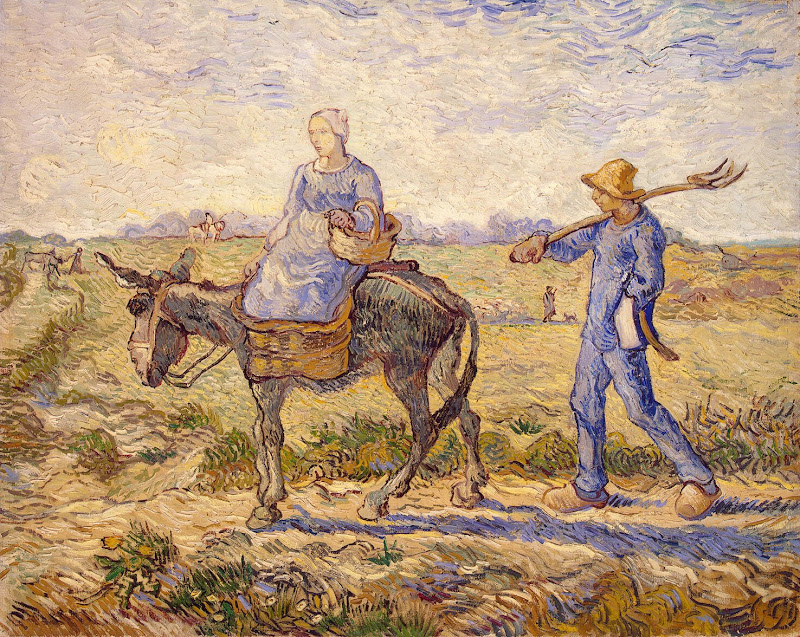 Morning: Going out to Work by Vincent van Gogh - Genre Paintings from Hermitage Museum