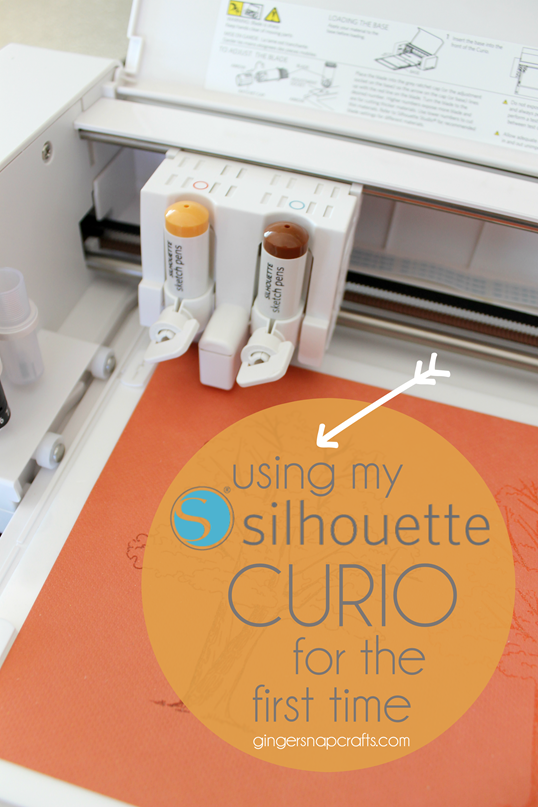 Using my Silhouette Curio for the first time    GingerSnapCrafts.com