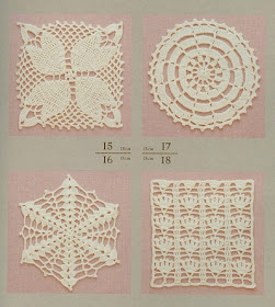 Motivos Florais de Crochê Com Gráfico Nº 5