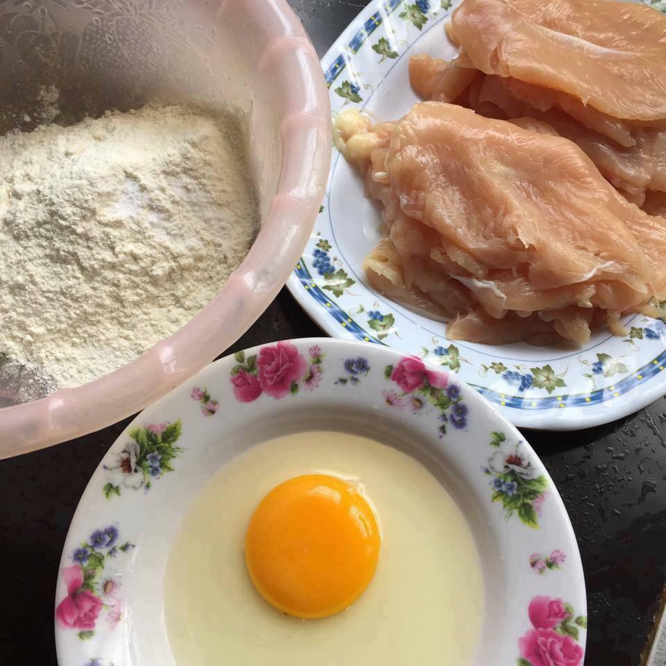 Ayam Gunting Macam Kat Pasar Malam - Dari Dapur Kak Tie