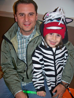Lilly & Daddy before Trick or Treating
