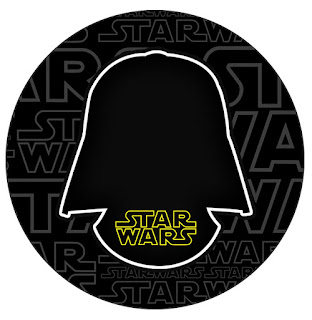 Star Wars Toppers or Free Printable Candy Bar Labels. 