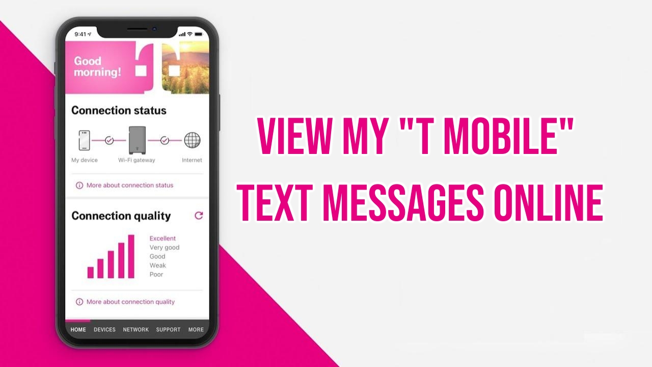 View My T Mobile Text Messages Online