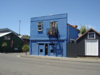 Blue house in Ahuriri