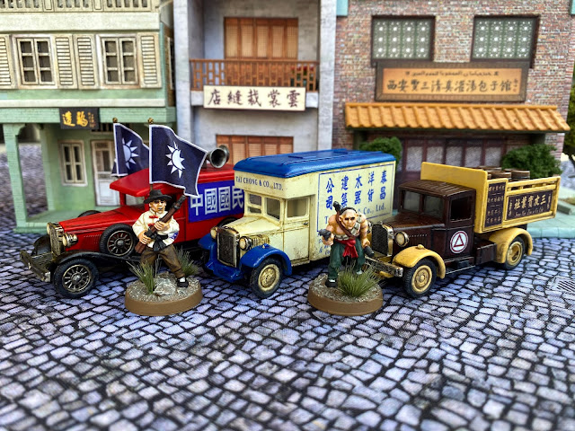 Lledo Diecast Vehicles for Wargaming 1920's,1930's and WW2  China in 28mm