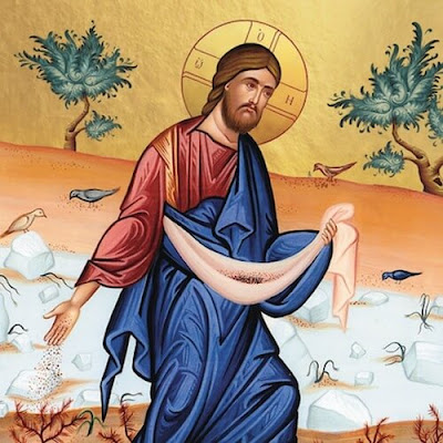 Christ the sower icon