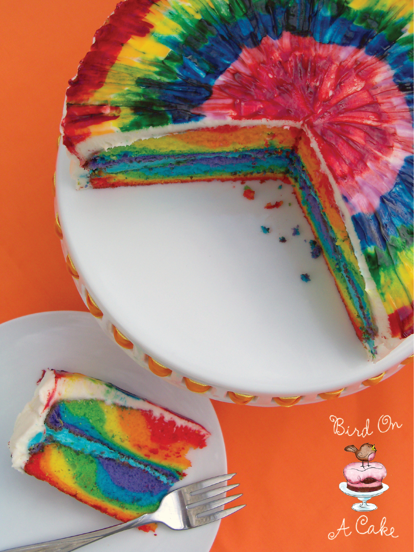 cake how cakes for rainbows dye   tie to and make awesomeness This the of combines buttercream