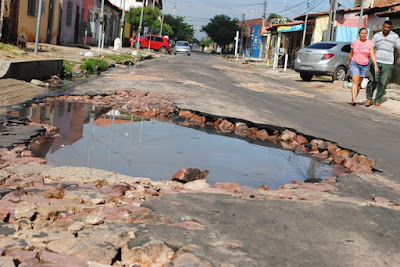 Foto: Blog do Ademar Sousa / Rua 70 Parque Piauí Timon