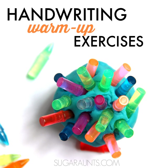 Handwriting Warm Up Exercises For Little Hands The Ot Toolbox