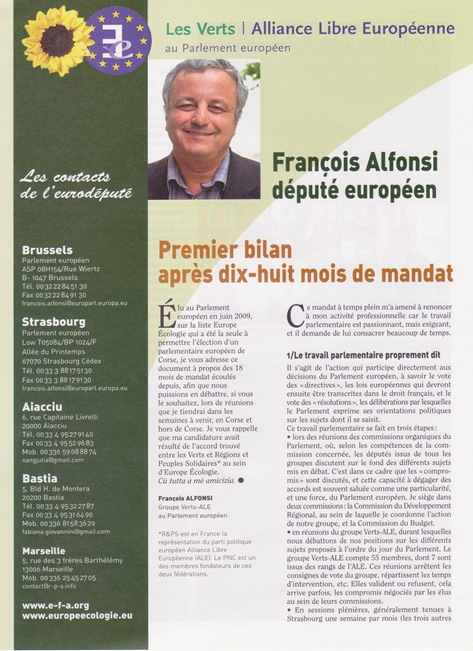 François Alfonsi (1) dètz e uèit meses